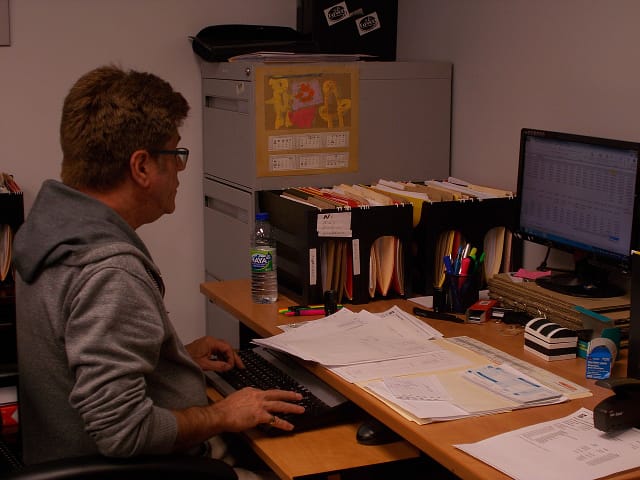 accountant at work